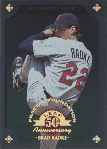 1998 Leaf Fractal Foundation - Brad Radke #46