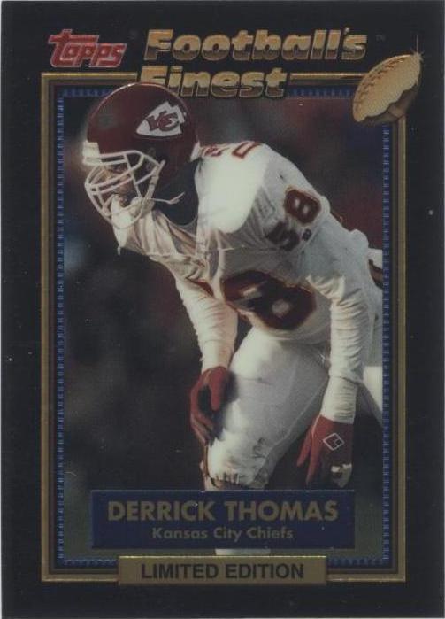 Topps Football's Finest Derrick Thomas 1992 #30