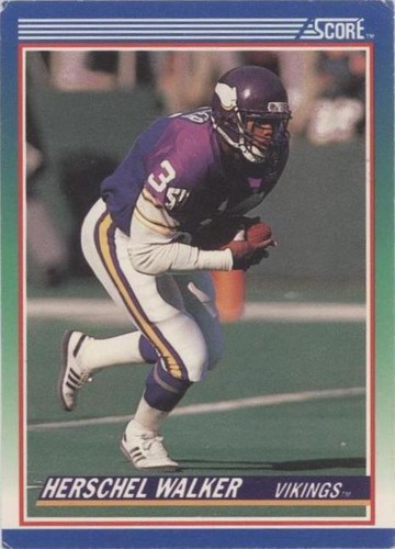 1990 Score Herschel Walker #34