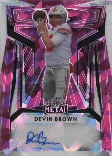 2023 Leaf Metal Devin Brown #BA-DB1