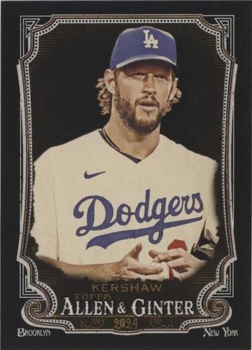 2024 Topps Allen & Ginter X - Clayton Kershaw #52