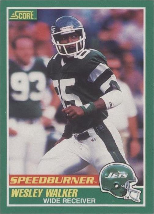 1989 Score Wesley Walker #312