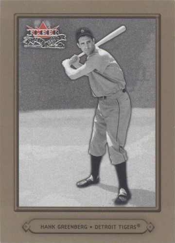 2002 Fleer Fall Classic - Hank Greenberg #79