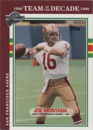 2004 Topps All-Time Fan Favorites Joe Montana #45