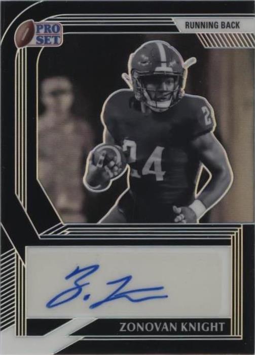 2022 Leaf Pro Set Metal Zonovan Knight #BW-ZK1