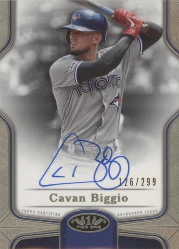 2020 Topps Tier One - Cavan Biggio #BOA-CB