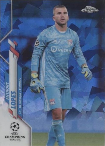 2019-20 Topps Chrome UCL Sapphire Edition Anthony Lopes #80