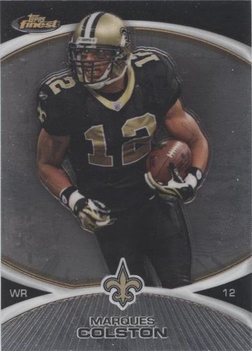 2010 Topps Finest Marques Colston #87