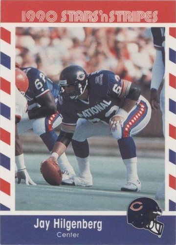 1990 Fleer Stars 'n Stripes Jay Hilgenberg #63