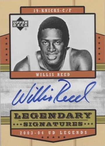 2003-04 Upper Deck UD Legends - Willis Reed #LS-WR