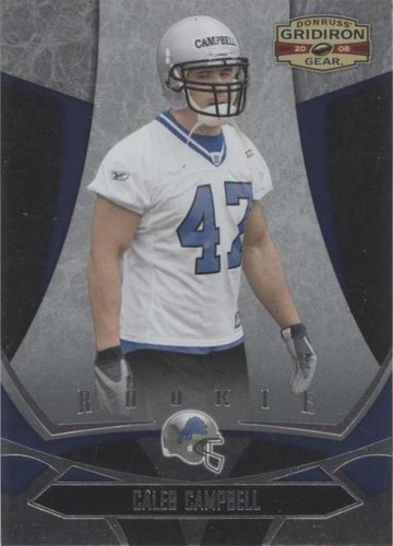 2008 Donruss Gridiron Gear Caleb Campbell #113