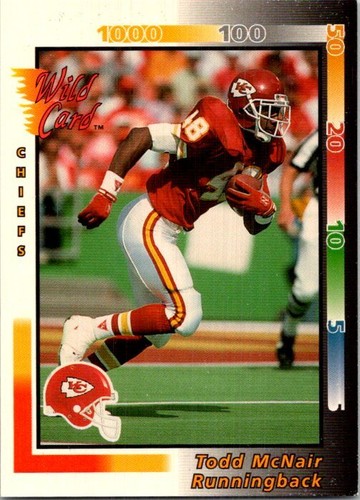 1992 Wild Card Todd McNair #318