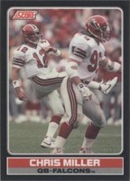 1990 Score Chris Miller #37