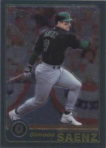 2001 Topps Chrome - Olmedo Saenz #400