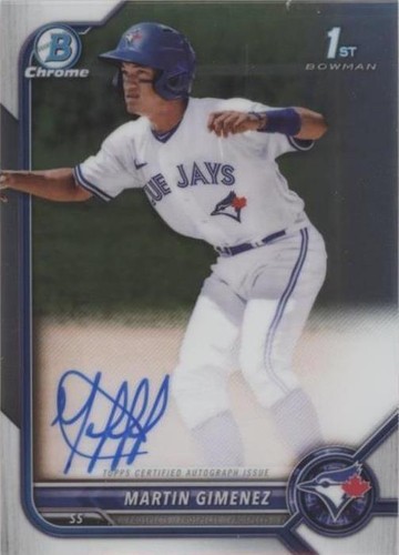 2022 Bowman - Martin Gimenez #CPA-MGZ