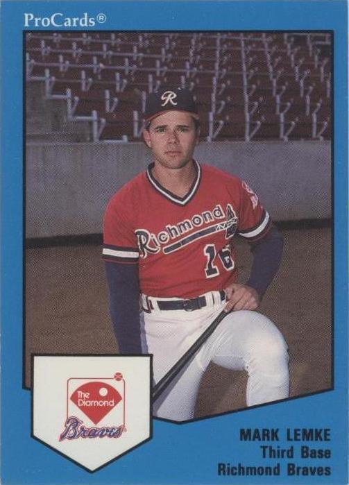 Juegos de equipos de ligas menores ProCards 1989 - Mark Lemke #830