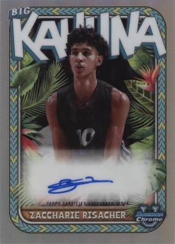 2023-24 Bowman University Chrome - Zaccharie Risacher #BKA-ZR