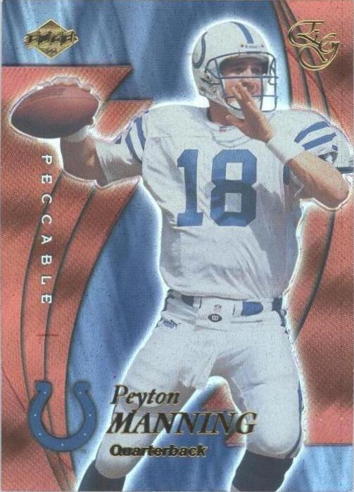 2000 Collector's Edge Graded Peyton Manning #I8