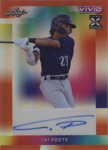 2023 Leaf Vivid - Tai Peete #BA-TP1