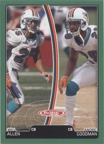 2007 Topps Total Andre' Goodman Will Allen #408