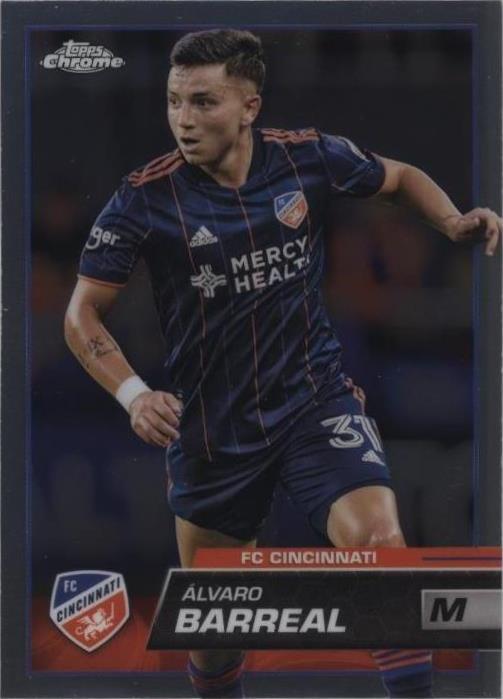 2023 Topps Chrome MLS Alvaro Barreal #84