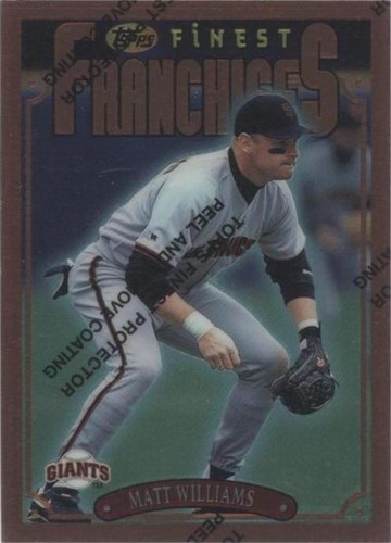 1996 Topps Finest - Matt Williams #342