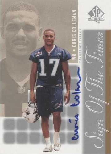 2000 SP Authentic Chris Coleman #CL