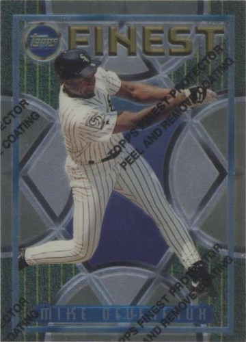 1995 Topps Finest - Mike Devereaux #284