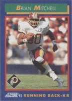 1992 Score Brian Mitchell #67