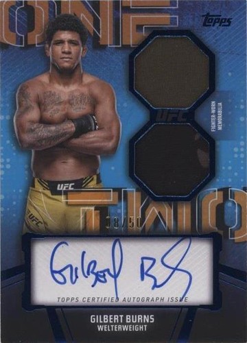 2024 Topps UFC Knockout - Gilbert Burns #OTC-GBS