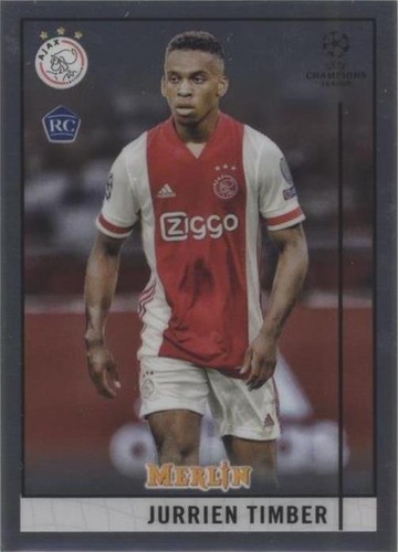 2020-21 Topps Merlin Collection Chrome UCL Jurrien Timber #9
