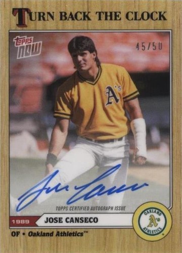 2024 Topps Now Road to Opening Day - Jose Canseco #ST-3A