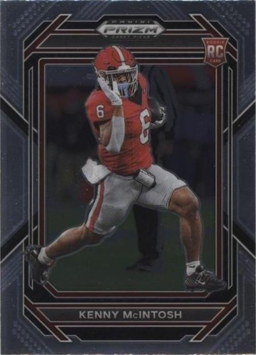 2023 Panini Prizm Kenny McIntosh #339 Rookie Variation Silver