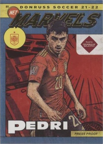 2021-22 Panini Donruss Road to Qatar Pedri #15