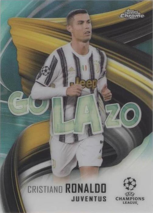 2020-21 Topps Chrome UCL Cristiano Ronaldo #GOL-CR