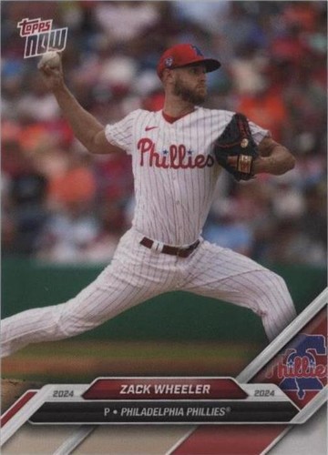 2024 Topps Now Road to Opening Day - Zack Wheeler #OD-189