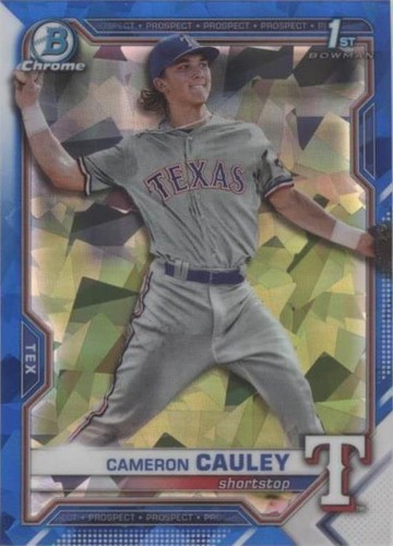 2021 Bowman Chrome Draft Sapphire Edition - Cameron Cauley #BDC-192