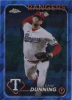 2024 Topps Chrome Sapphire Edition - Dane Dunning #348