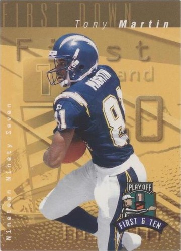 1997 Playoff First & Ten Tony Martin #192