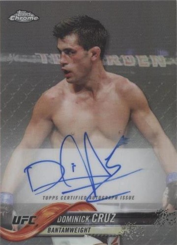 2018 Topps Chrome UFC - Dominick Cruz #FA-DCR