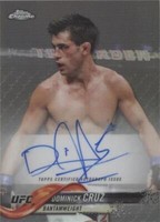 2018 Topps Chrome UFC - Dominick Cruz #FA-DCR