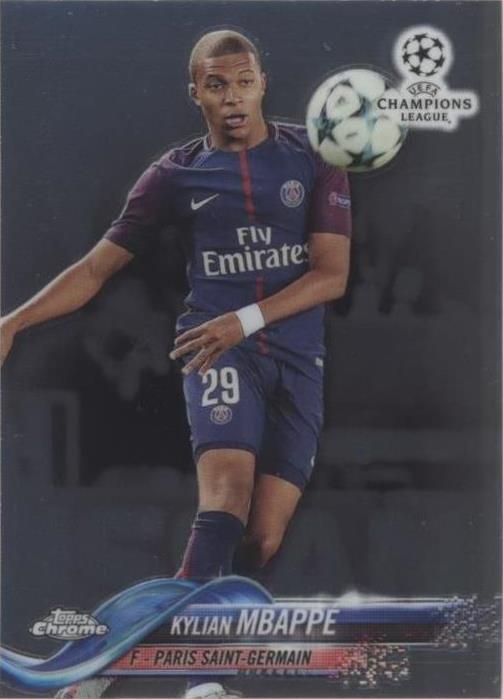 2017-18 Topps Chrome UCL Kylian Mbappé #41