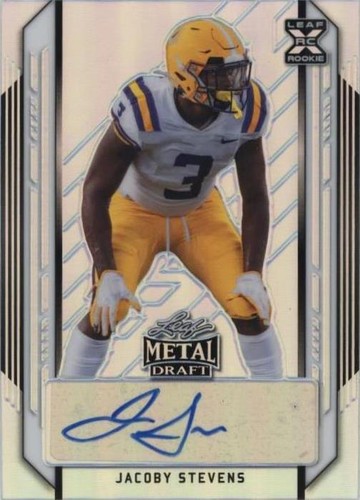 2021 Leaf Metal Draft JaCoby Stevens #BA-JS1