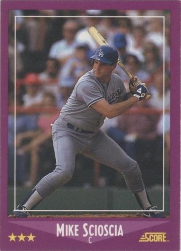 1988 Score - Mike Scioscia #53