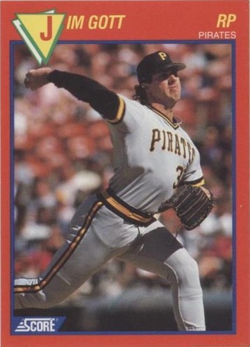 1989 Score 100 Hottest Players - Jim Gott #98