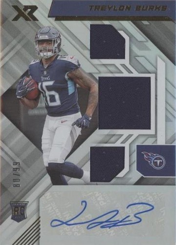 2022 Panini Donruss Optic Rated Blue Prizm /179 Treylon