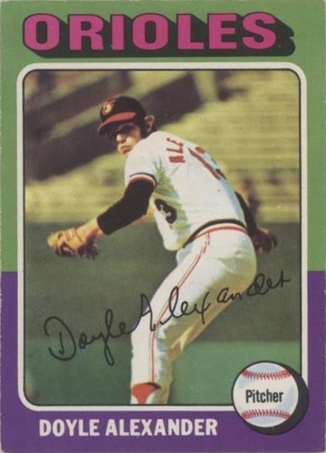1975 O-Pee-Chee - Doyle Alexander #491