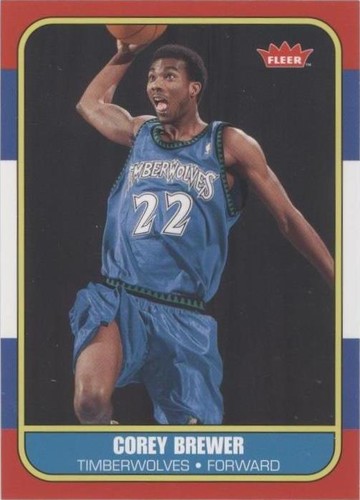 2007-08 Fleer - Corey Brewer #86R-135