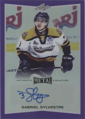 2015-16 Leaf Metal - Gabriel Sylvestre #BA-GS1