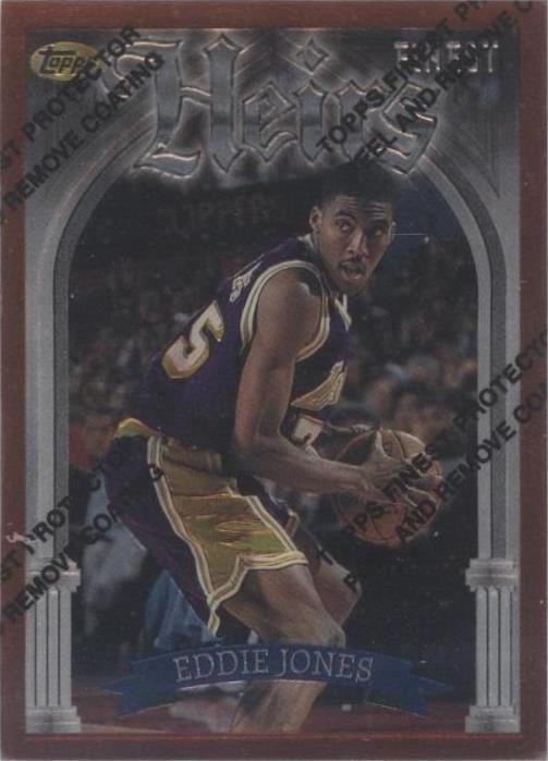 Topps Finest 1996-97 - Eddie Jones #220